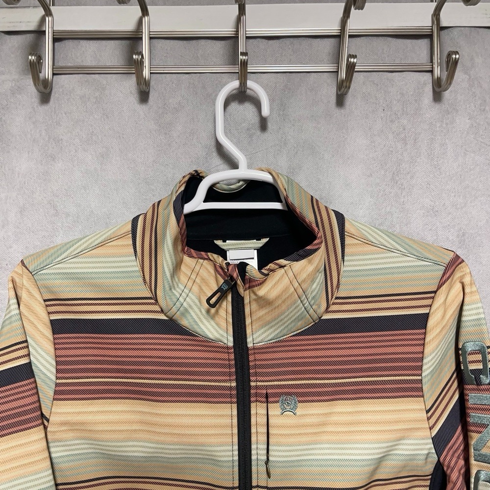 Cinch Jacket Women XXL Multi Color Serape Bonded Full Zip Soft Shell Western